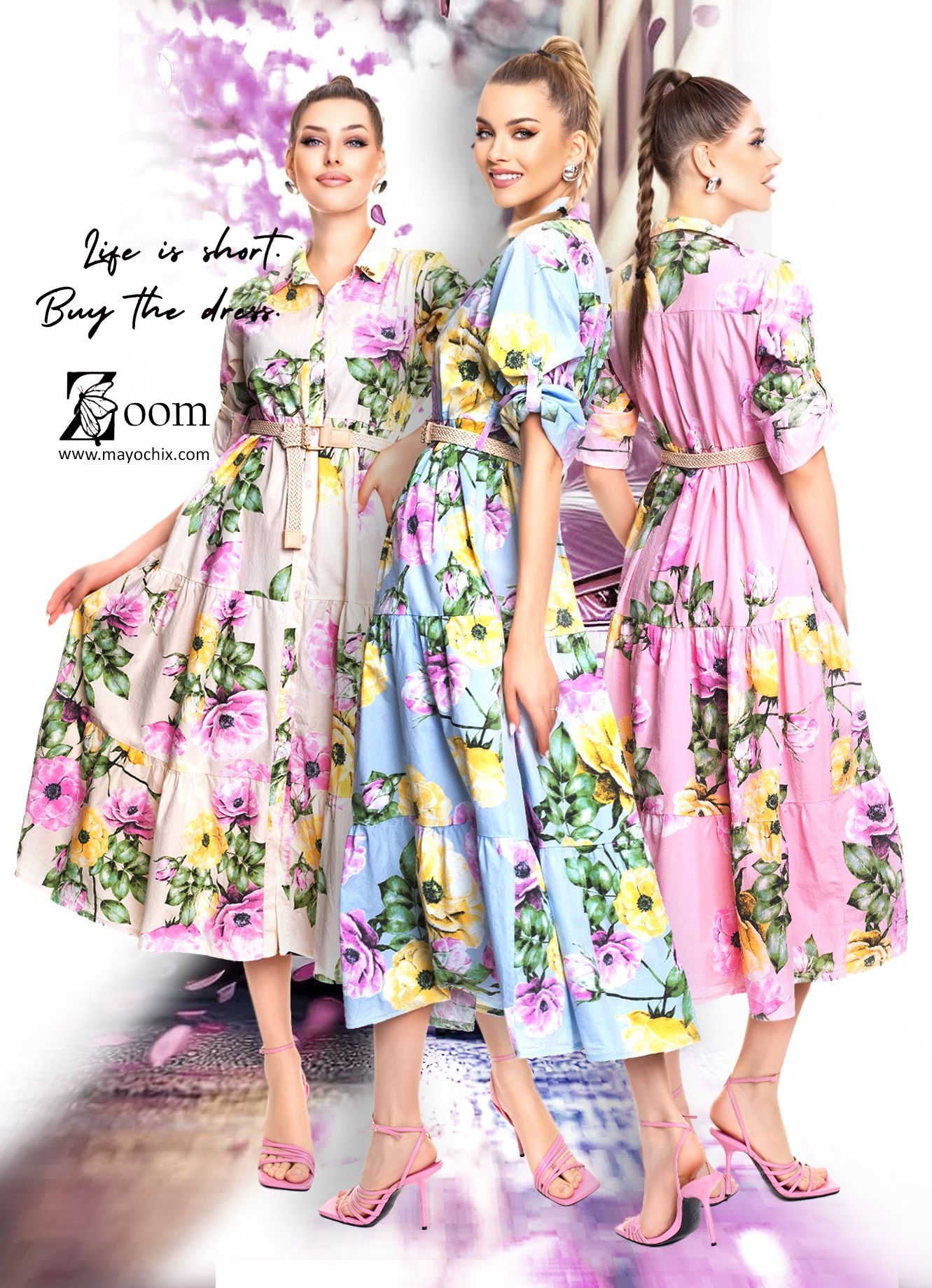 Mayo Chix Zoom mintás ruha