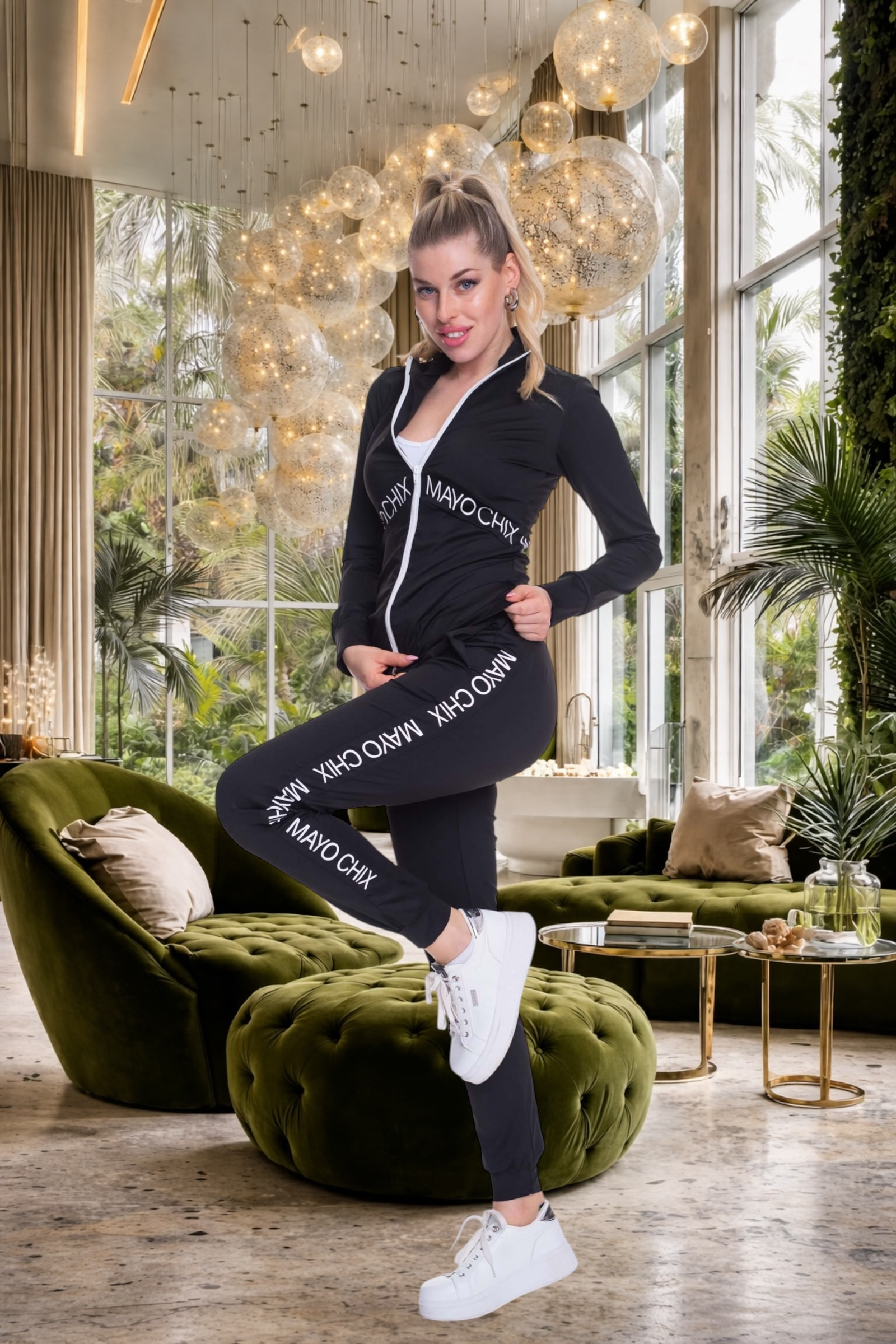 Mayo Chix Como melegítő együttes fekete - Image 4