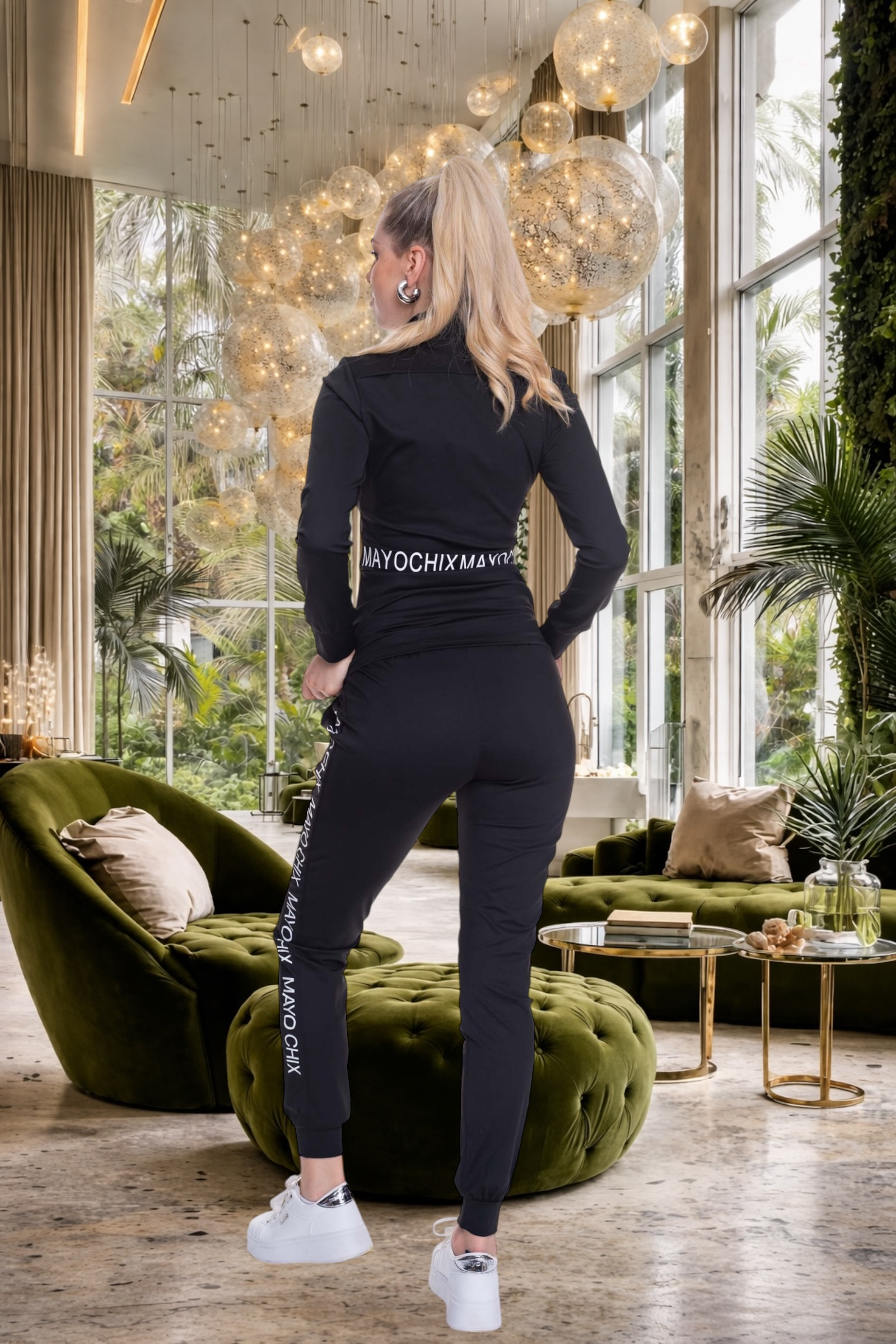 Mayo Chix Como melegítő együttes fekete - Image 3
