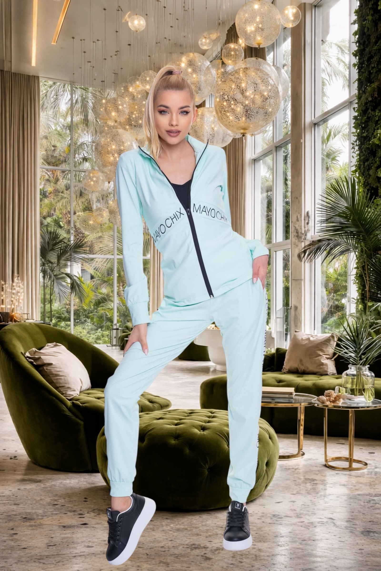 Mayo Chix Como melegítő együttes menta - Image 4