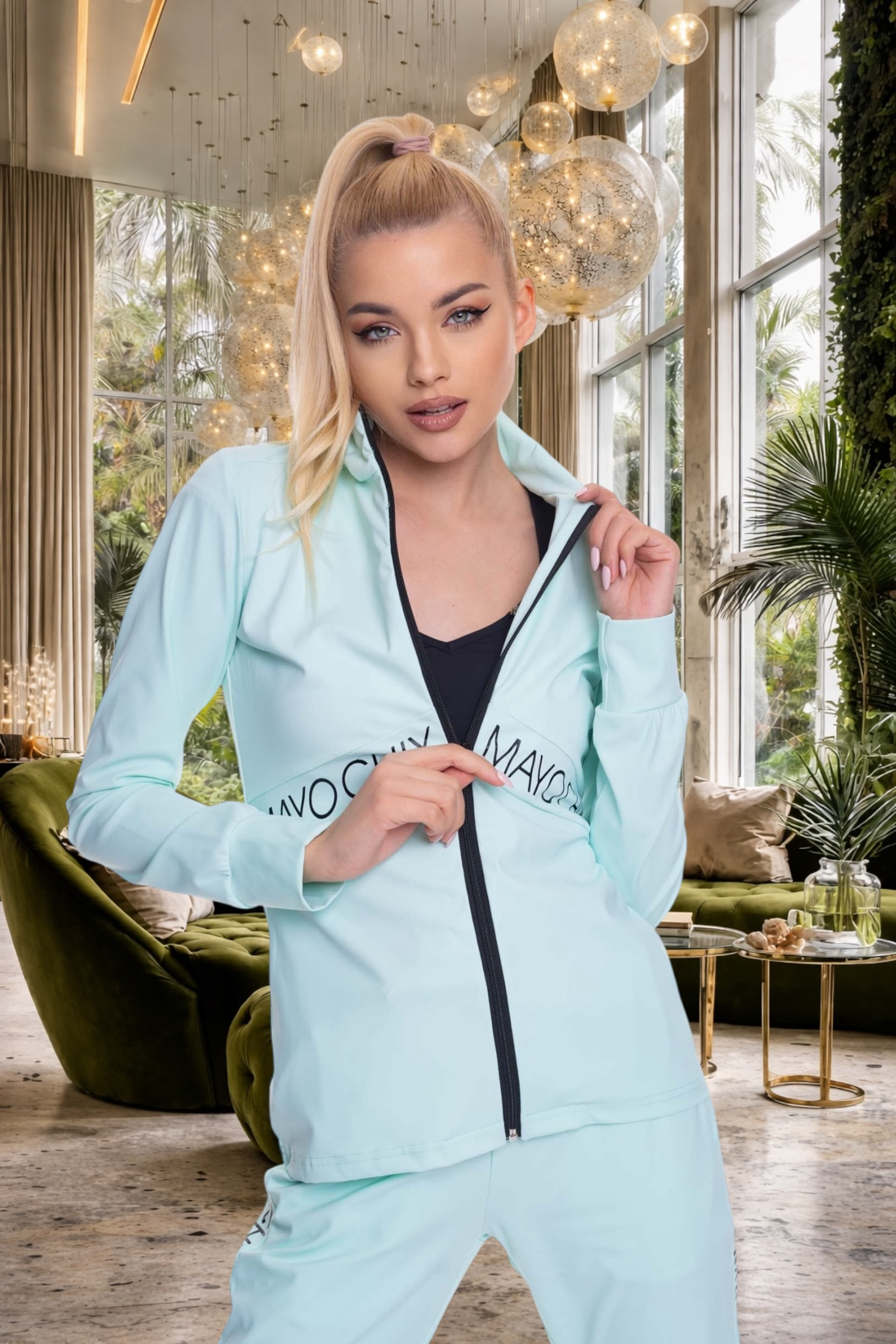 Mayo Chix Como melegítő együttes menta