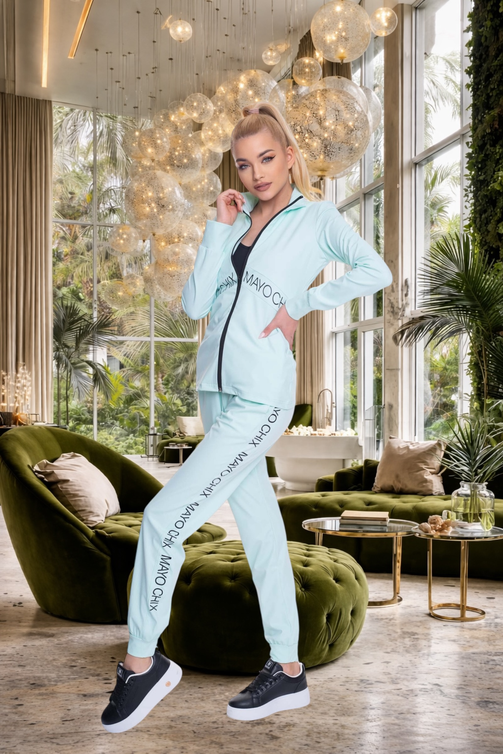 Mayo Chix Como melegítő együttes menta - Image 5